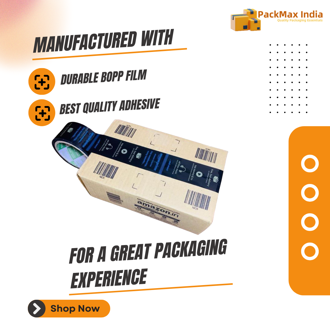 Amazon Prime Printed (2 inch x 100 mtrs) High Strength BOPP Packing Tape for Home, Office, Industrial, Ecommerce box Packaging, DIY - Image 4